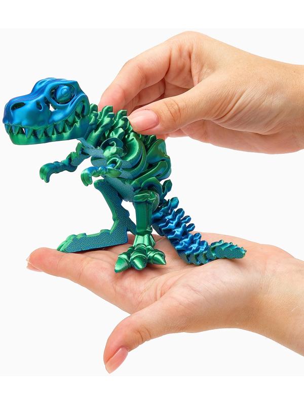 3Д - печатная игрушка «Динозавр», подвижная, цвет МИКС