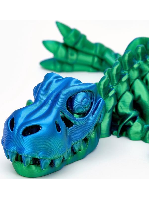 3Д - печатная игрушка «Динозавр», подвижная, цвет МИКС