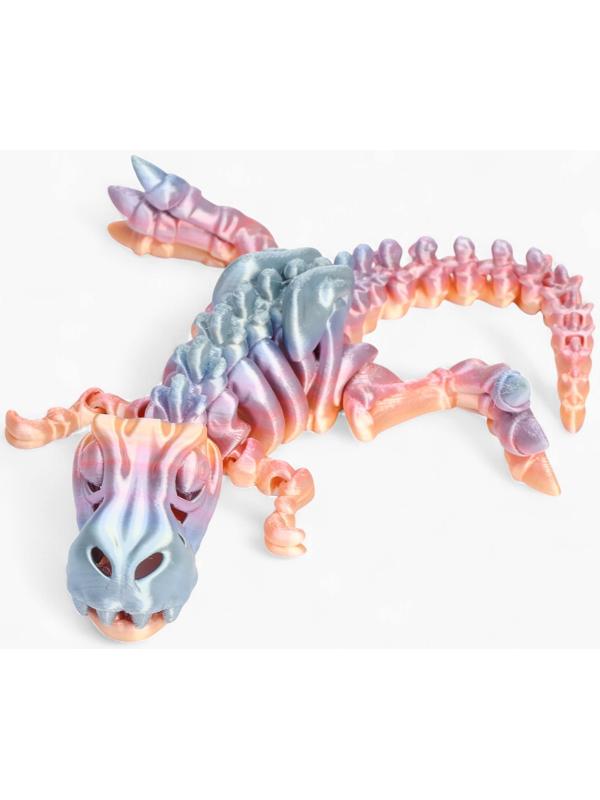 3Д - печатная игрушка «Динозавр», подвижная, цвет МИКС