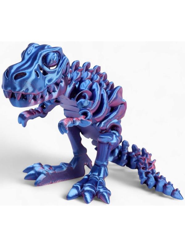 3Д - печатная игрушка «Динозавр», подвижная, цвет МИКС