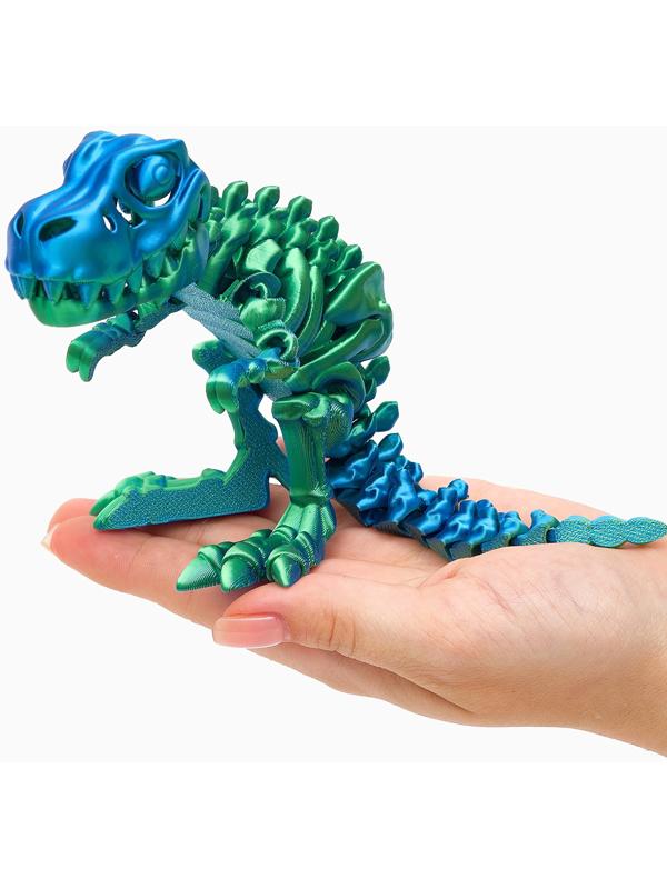 3Д - печатная игрушка «Динозавр», подвижная, цвет МИКС