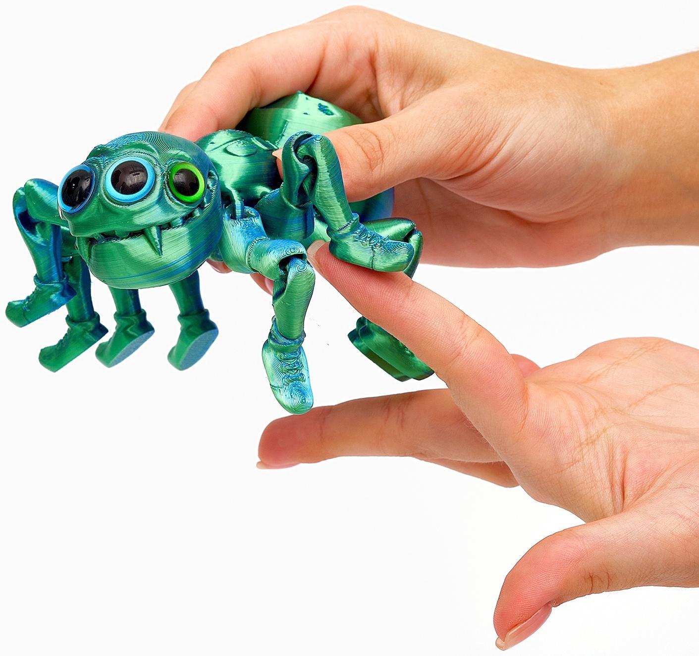 3Д - печатная игрушка «Паук», подвижная, цвет МИКС