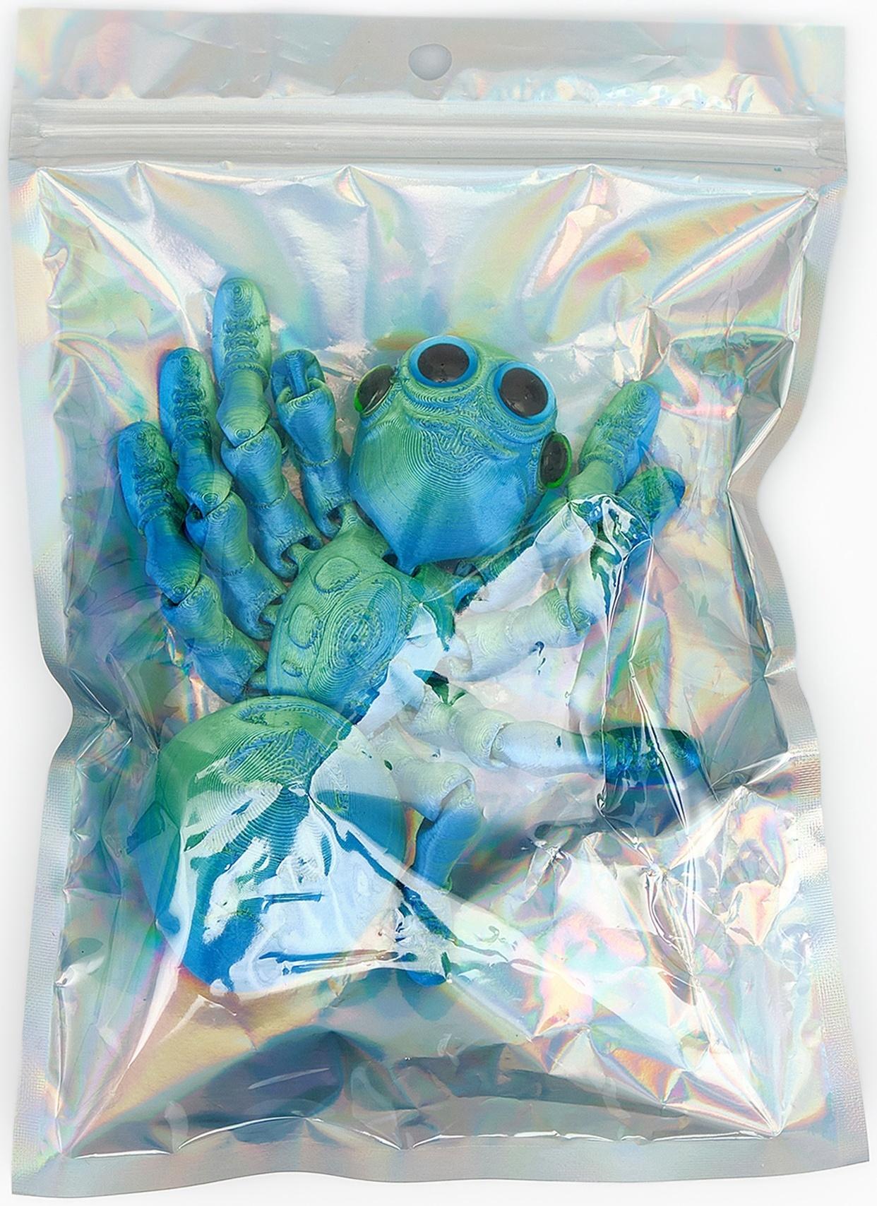 3Д - печатная игрушка «Паук», подвижная, цвет МИКС