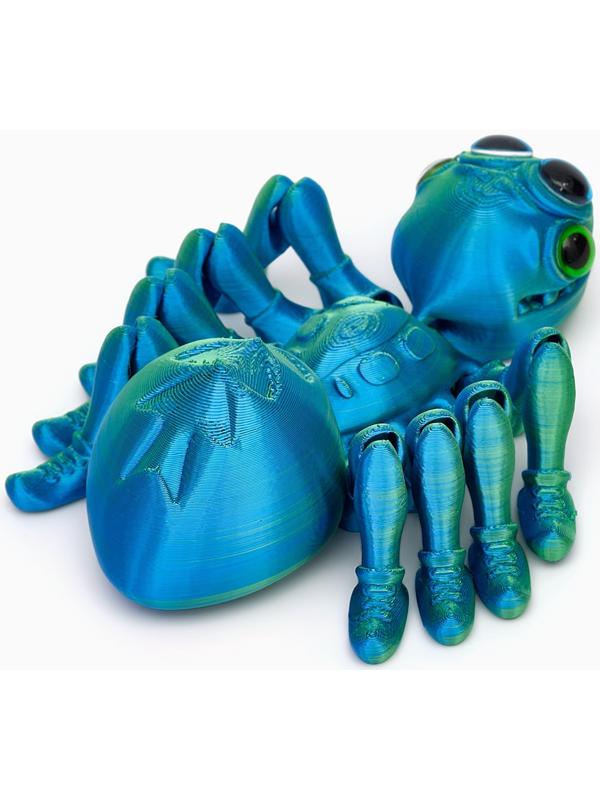 3Д - печатная игрушка «Паук», подвижная, цвет МИКС