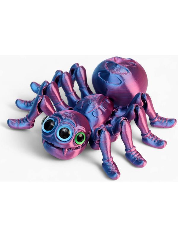 3Д - печатная игрушка «Паук», подвижная, цвет МИКС