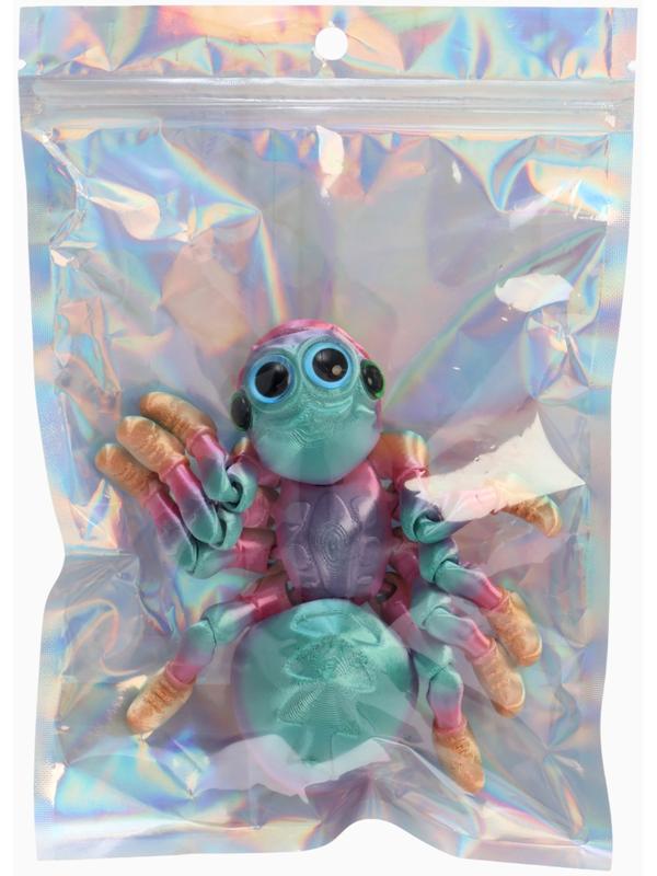 3Д - печатная игрушка «Паук», подвижная, цвет МИКС