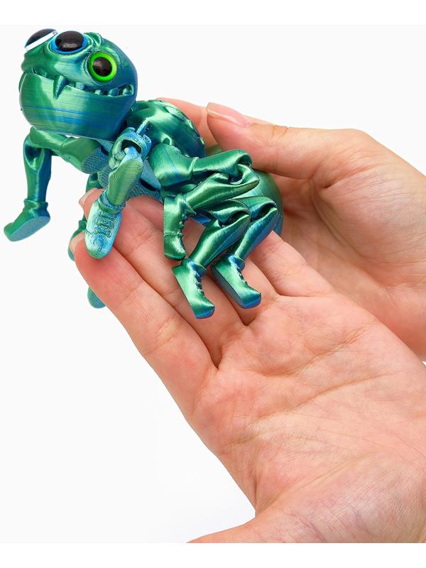 3Д - печатная игрушка «Паук», подвижная, цвет МИКС