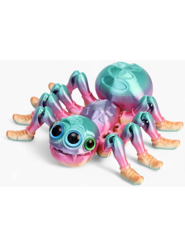 3Д - печатная игрушка «Паук», подвижная, цвет МИКС