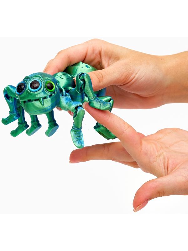 3Д - печатная игрушка «Паук», подвижная, цвет МИКС