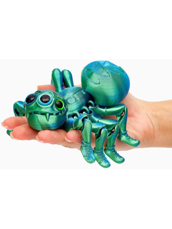 3Д - печатная игрушка «Паук», подвижная, цвет МИКС