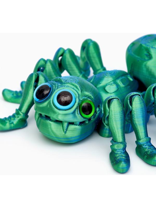 3Д - печатная игрушка «Паук», подвижная, цвет МИКС