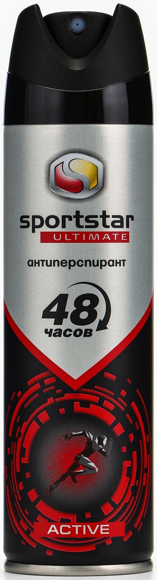 Дезодорант-антиперспирант мужской SPORT STAR Active, 150 мл
