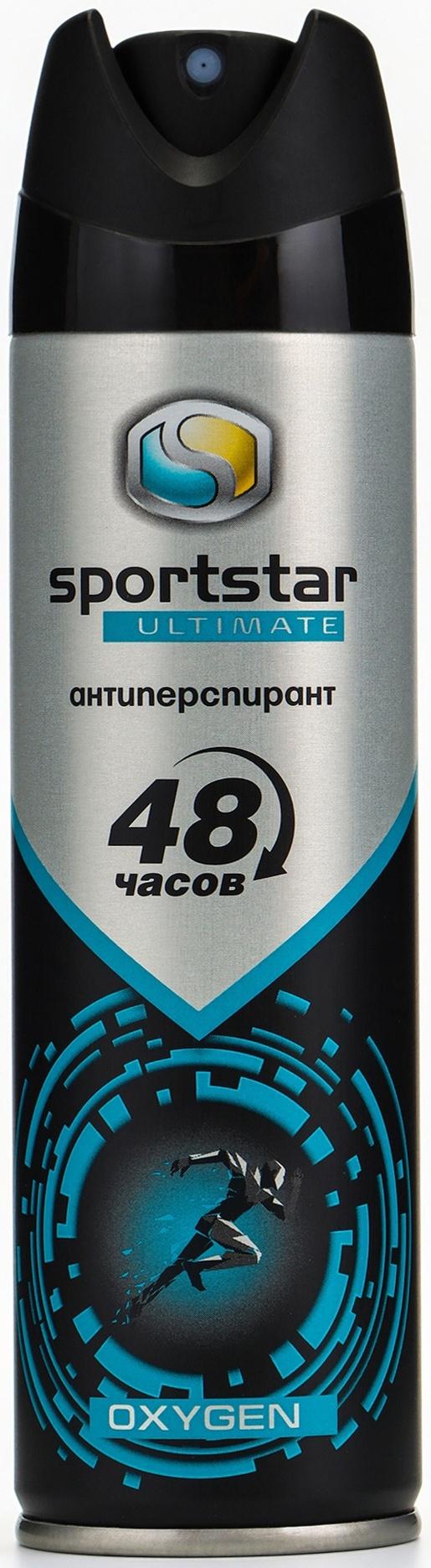 Дезодорант-антиперспирант мужской SPORT STAR Oxygen, 150 мл