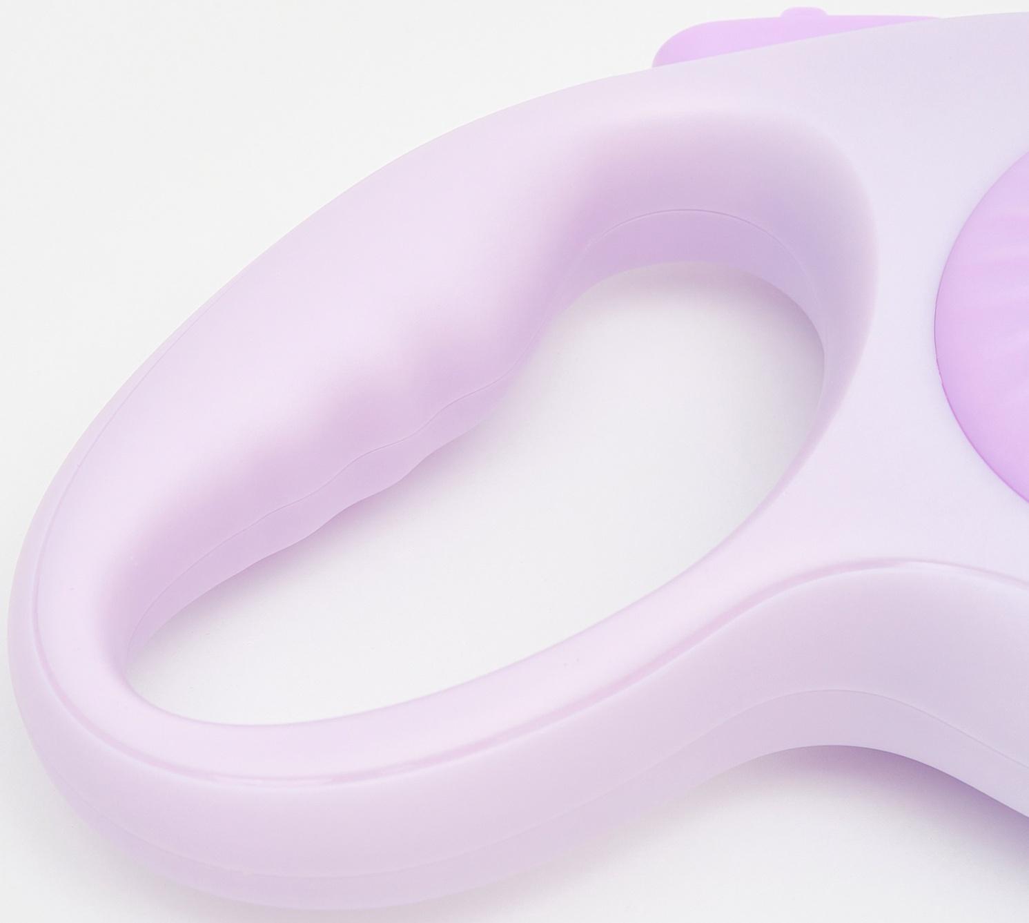 Рулетка - поводок для собак, лента 3 метра, сиреневая