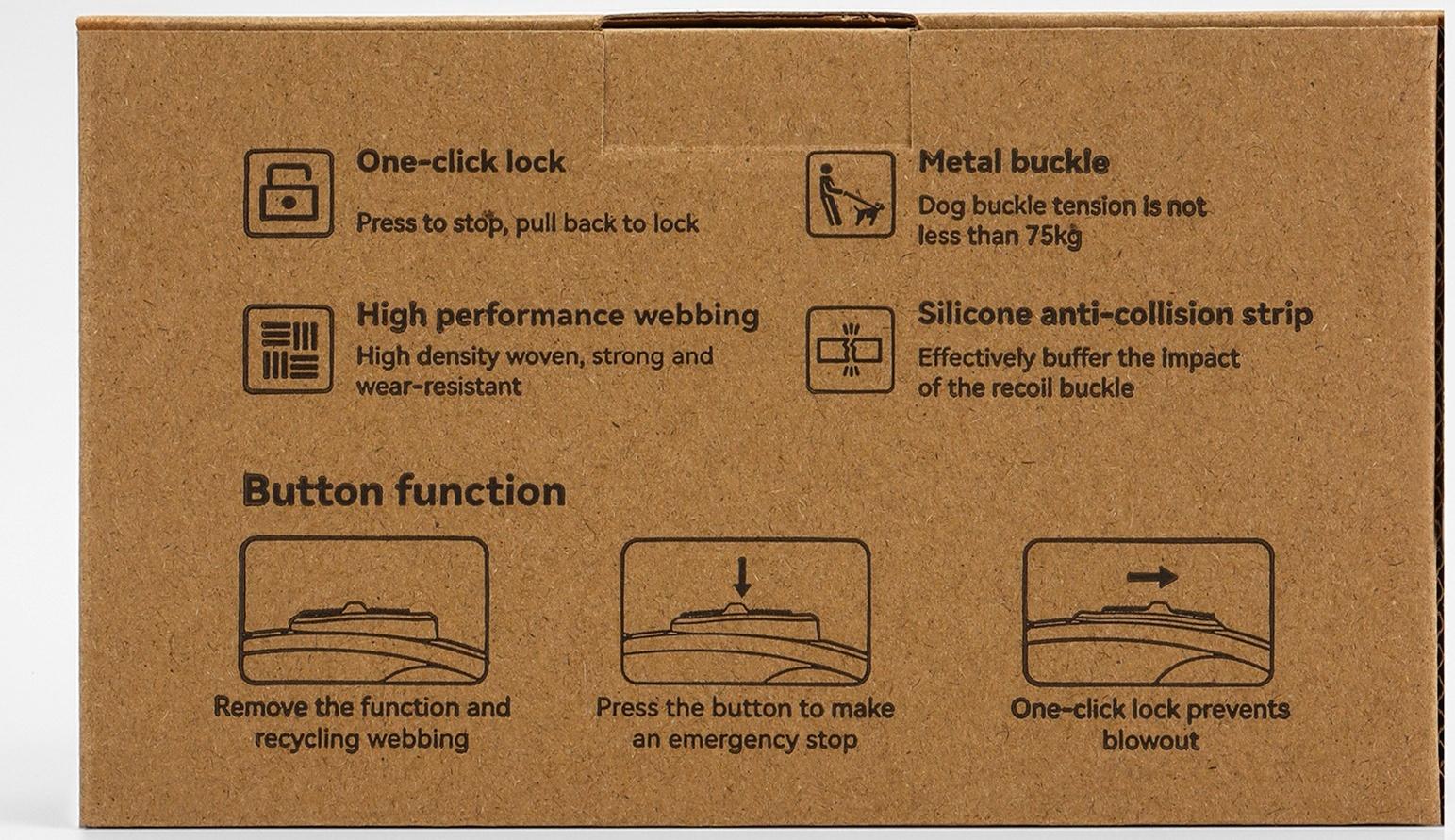 Рулетка - поводок для собак, лента 3 метра, зелёная