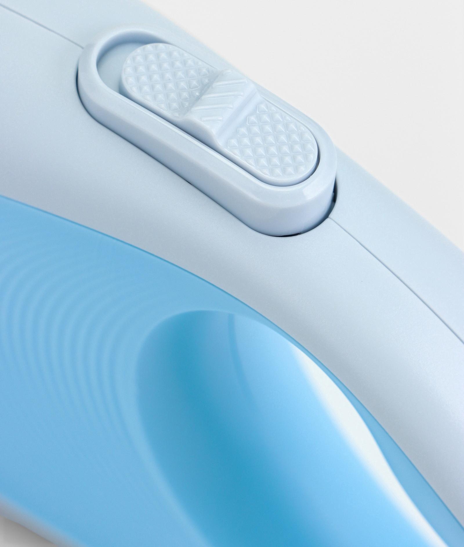 Рулетка - поводок для собак, лента 3 метра, голубая