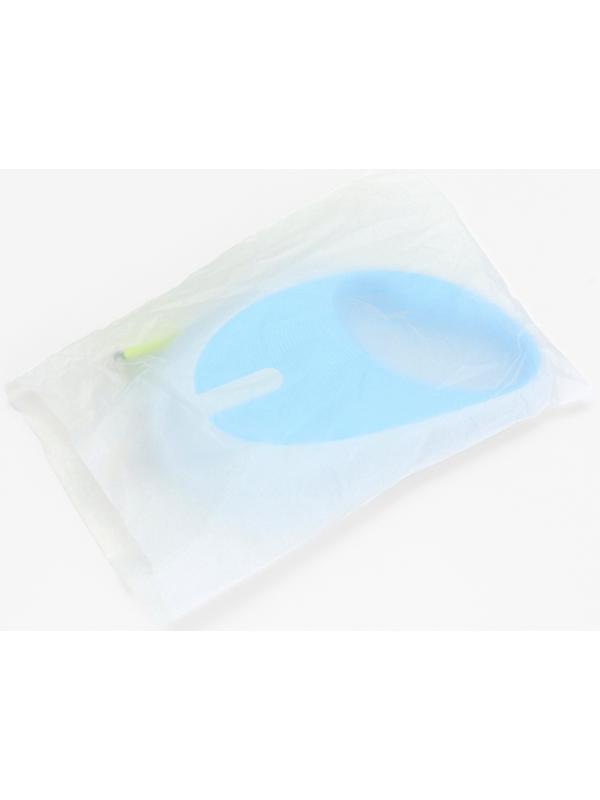 Рулетка - поводок для собак, лента 3 метра, голубая