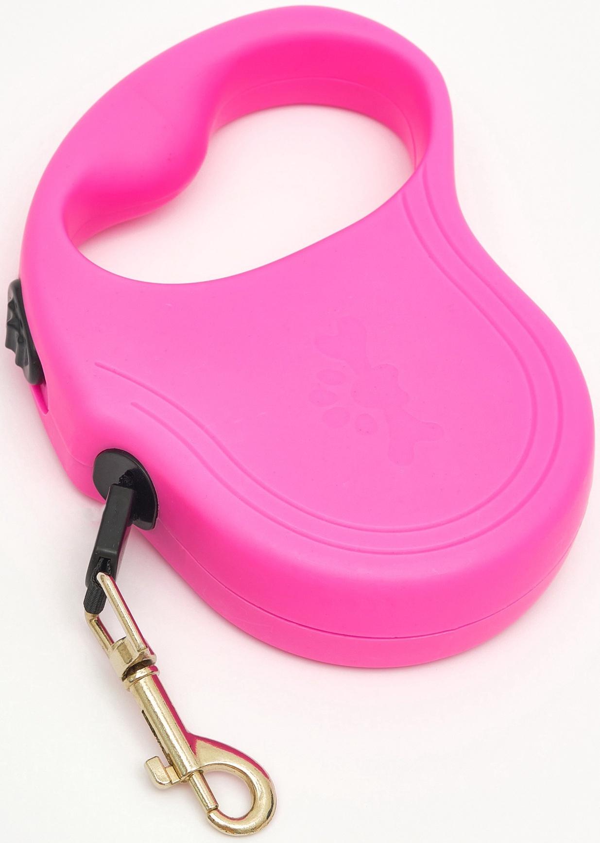 Рулетка «Следы», 3 м, до 10 кг, розовая