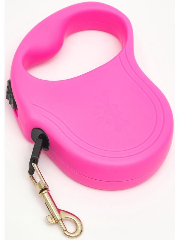 Рулетка «Следы», 3 м, до 10 кг, розовая