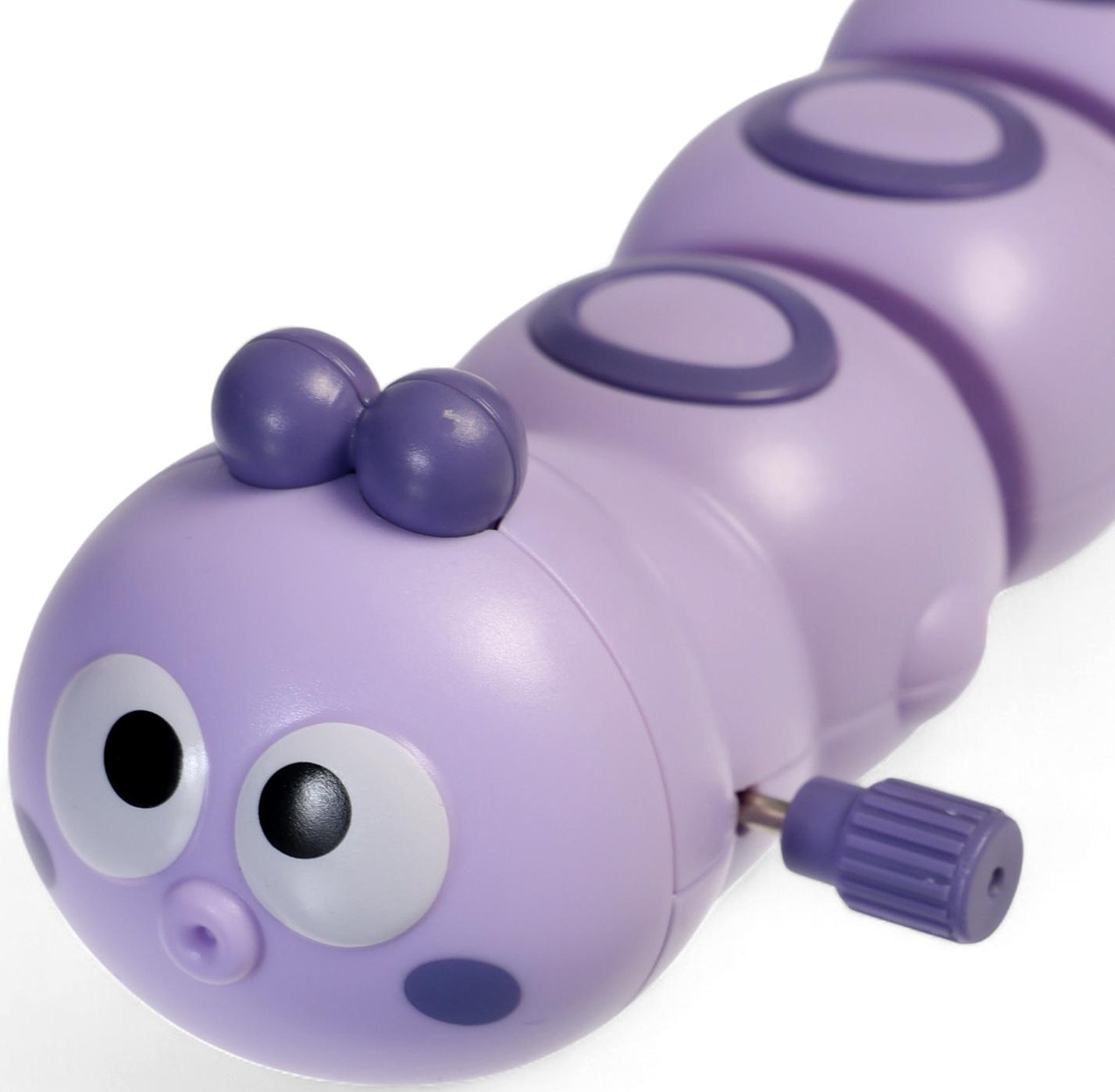 Игрушка заводная «Гусеничка», фиолетовая