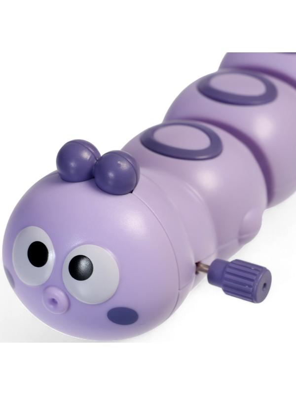 Игрушка заводная «Гусеничка», фиолетовая