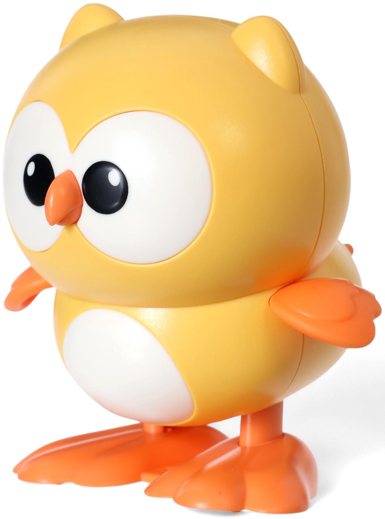 Игрушка заводная «Сова», жёлтая