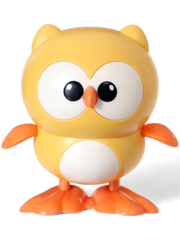 Игрушка заводная «Сова», жёлтая