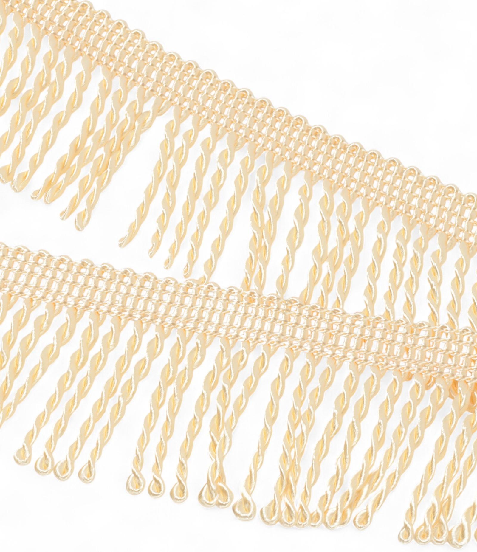 Бахрома жгут, 6,5 см, 20 м±0.5, цвет молочный