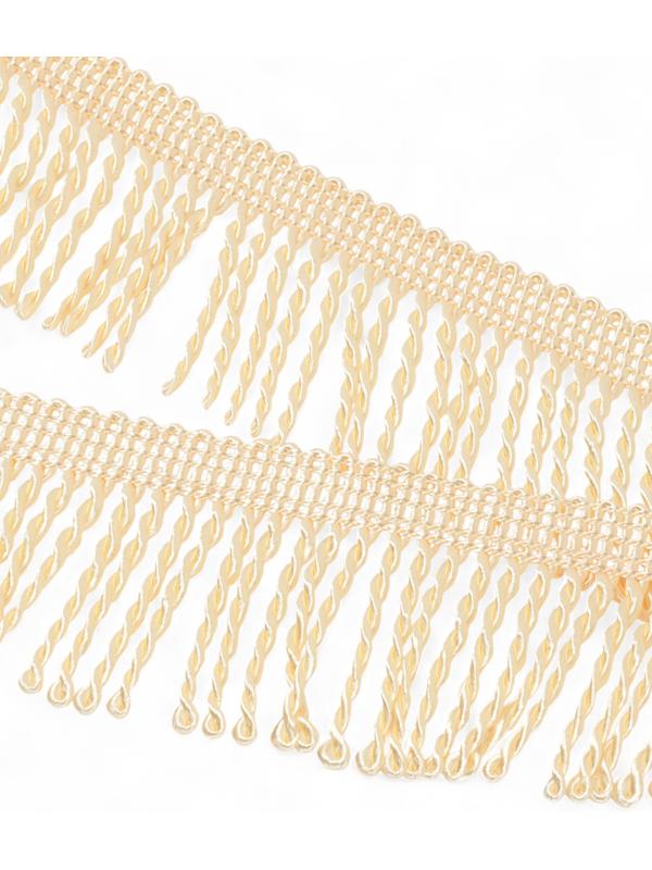 Бахрома жгут, 6,5 см, 20 м±0.5, цвет молочный