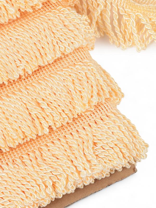 Бахрома жгут, 6,5 см, 20 м±0.5, цвет молочный