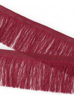 Бахрома одинарная, 6,5 см, 20 м±0.5, цвет бордовый
