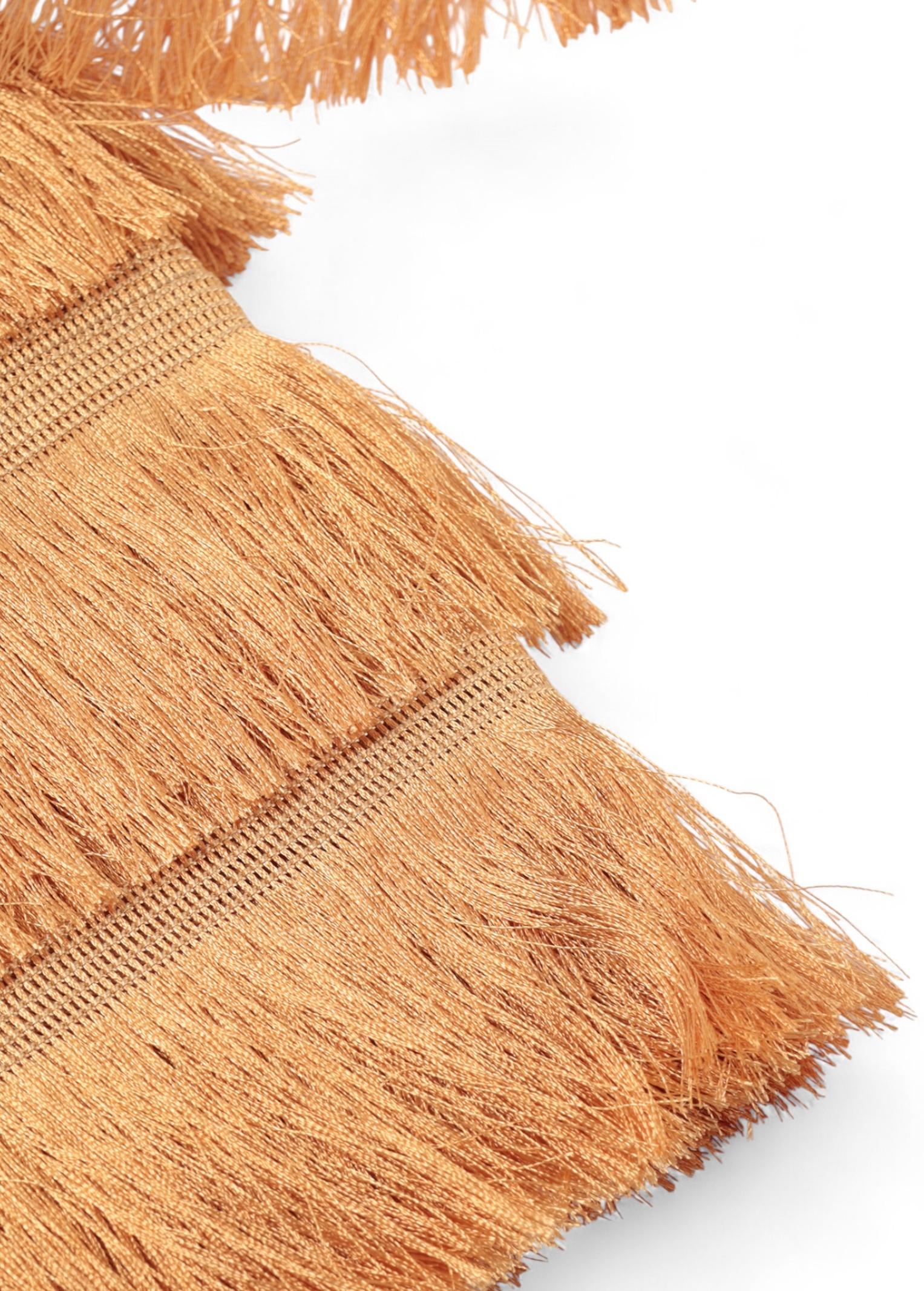 Бахрома одинарная, 6,5 см, 20 м±0.5, цвет золотой