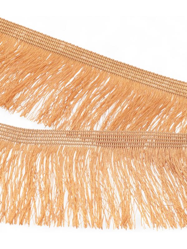 Бахрома одинарная, 6,5 см, 20 м±0.5, цвет золотой