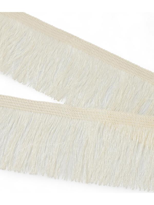Бахрома одинарная, 6,5 см, 20 м±0.5, цвет молочный