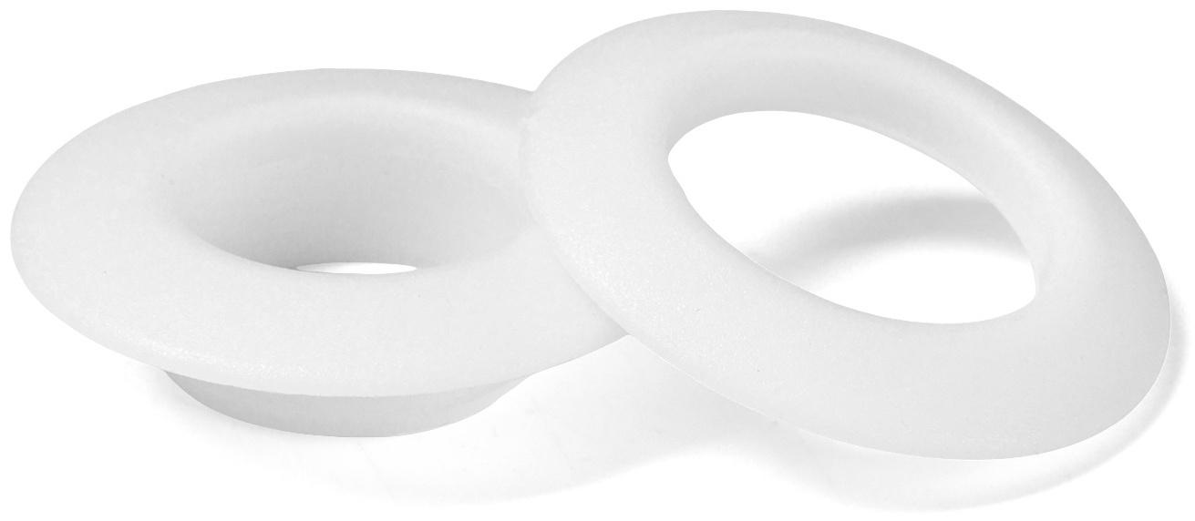 Люверсы для штор d=15.5/26.5 мм, (наб 100 шт цена за наб), цвет белый