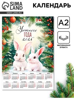 Календарь 2026 настенный «Уютный», А2