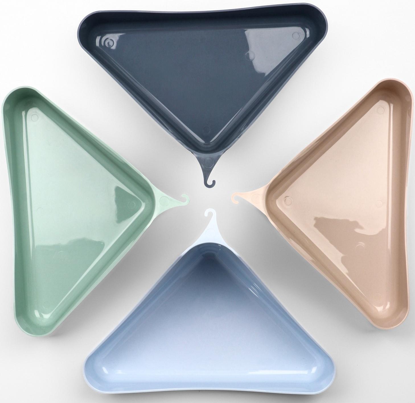 Туалет угловой для грызунов 33×19×18 см, микс цветов