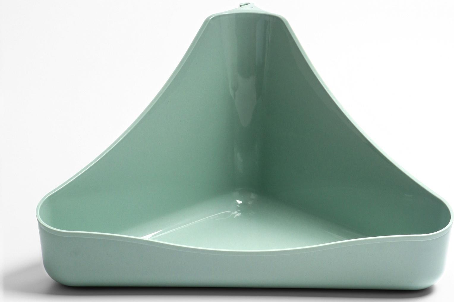 Туалет угловой для грызунов 33×19×18 см, микс цветов