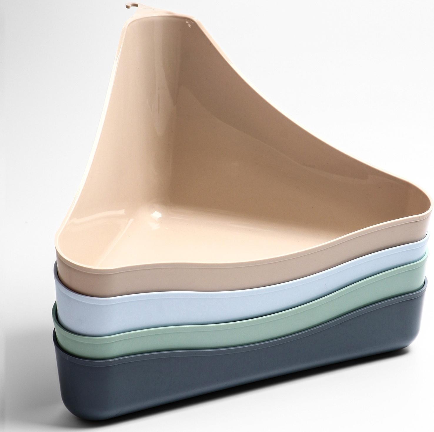 Туалет угловой для грызунов 33×19×18 см, микс цветов