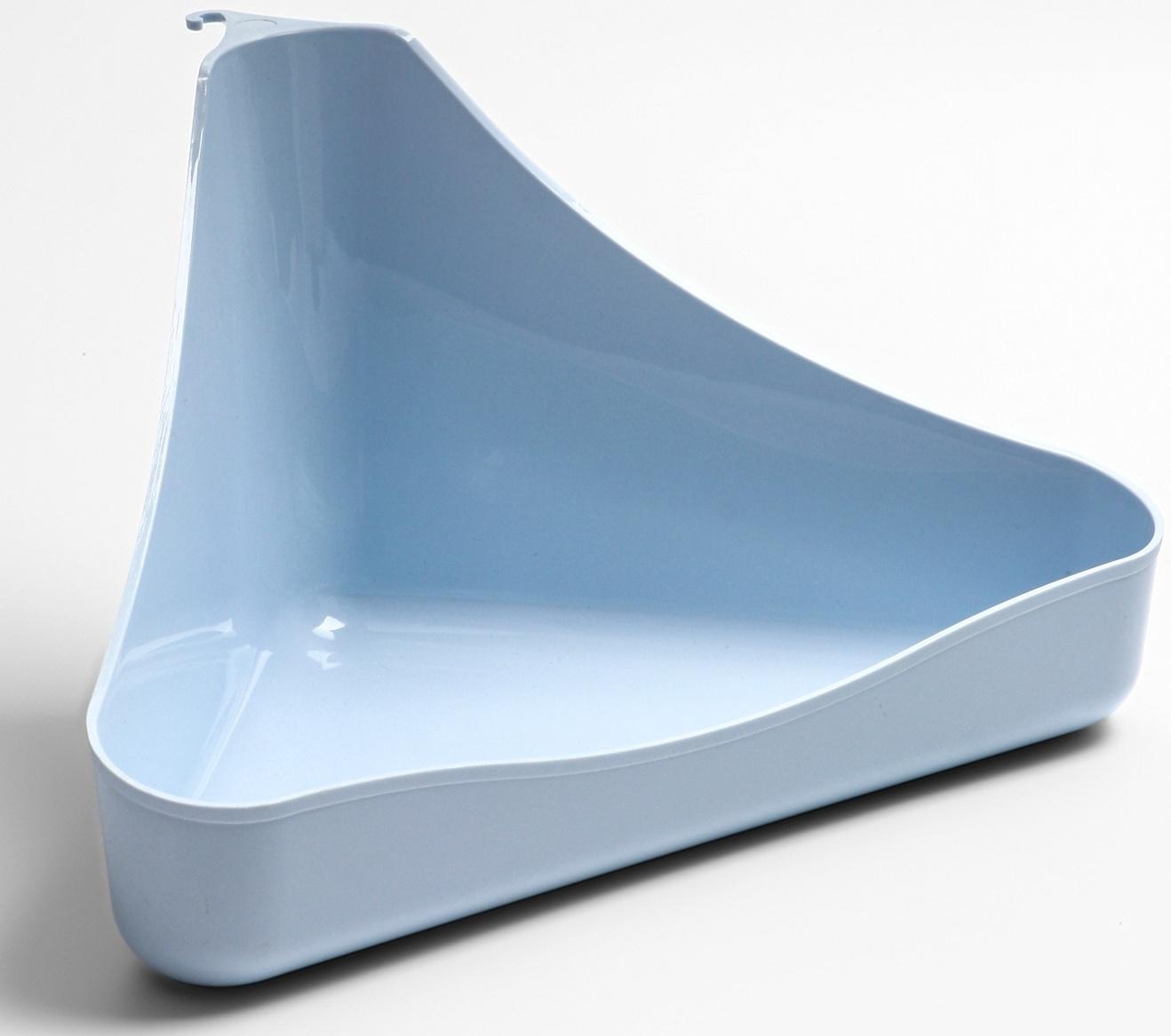 Туалет угловой для грызунов 33×19×18 см, микс цветов