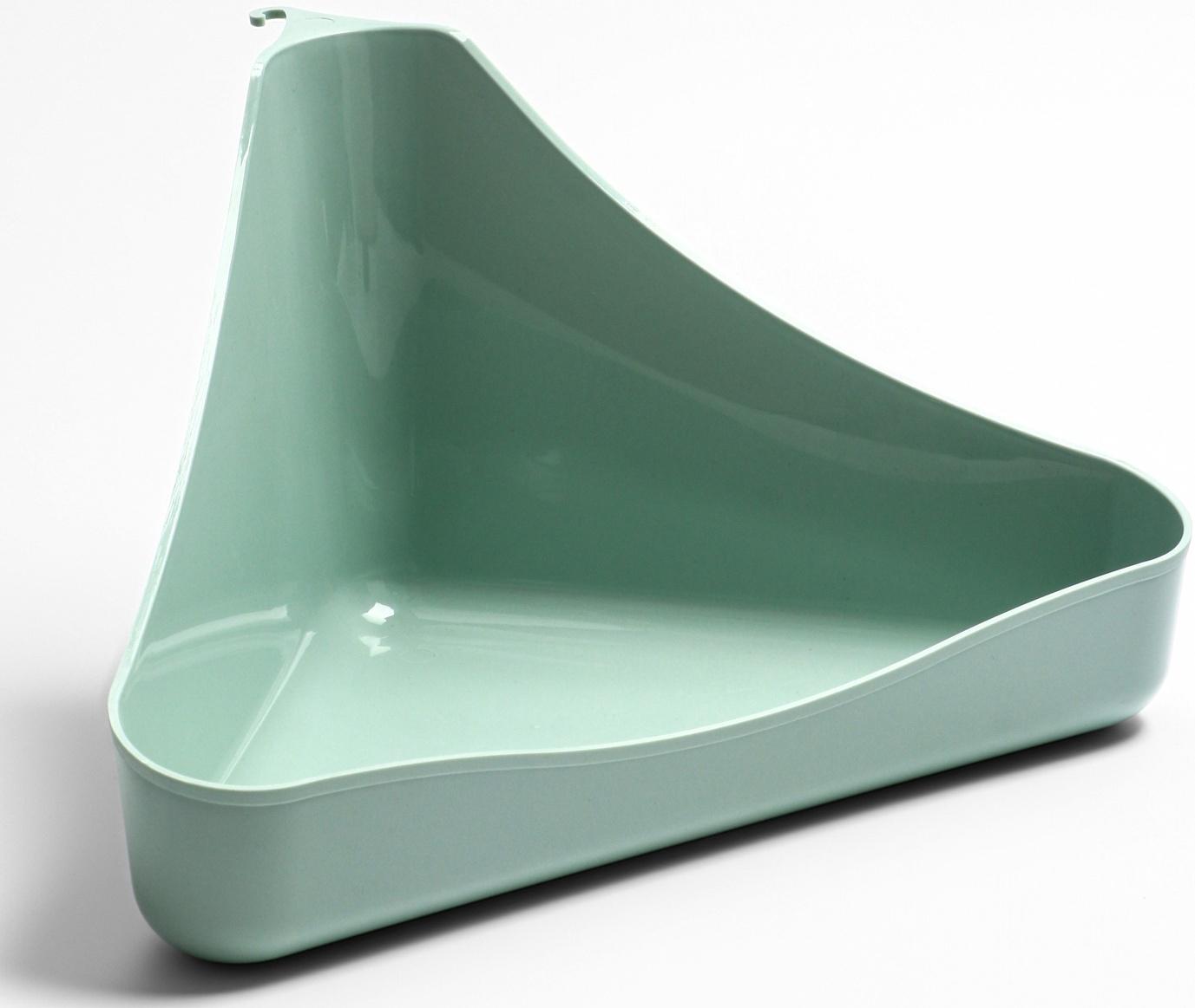 Туалет угловой для грызунов 33×19×18 см, микс цветов