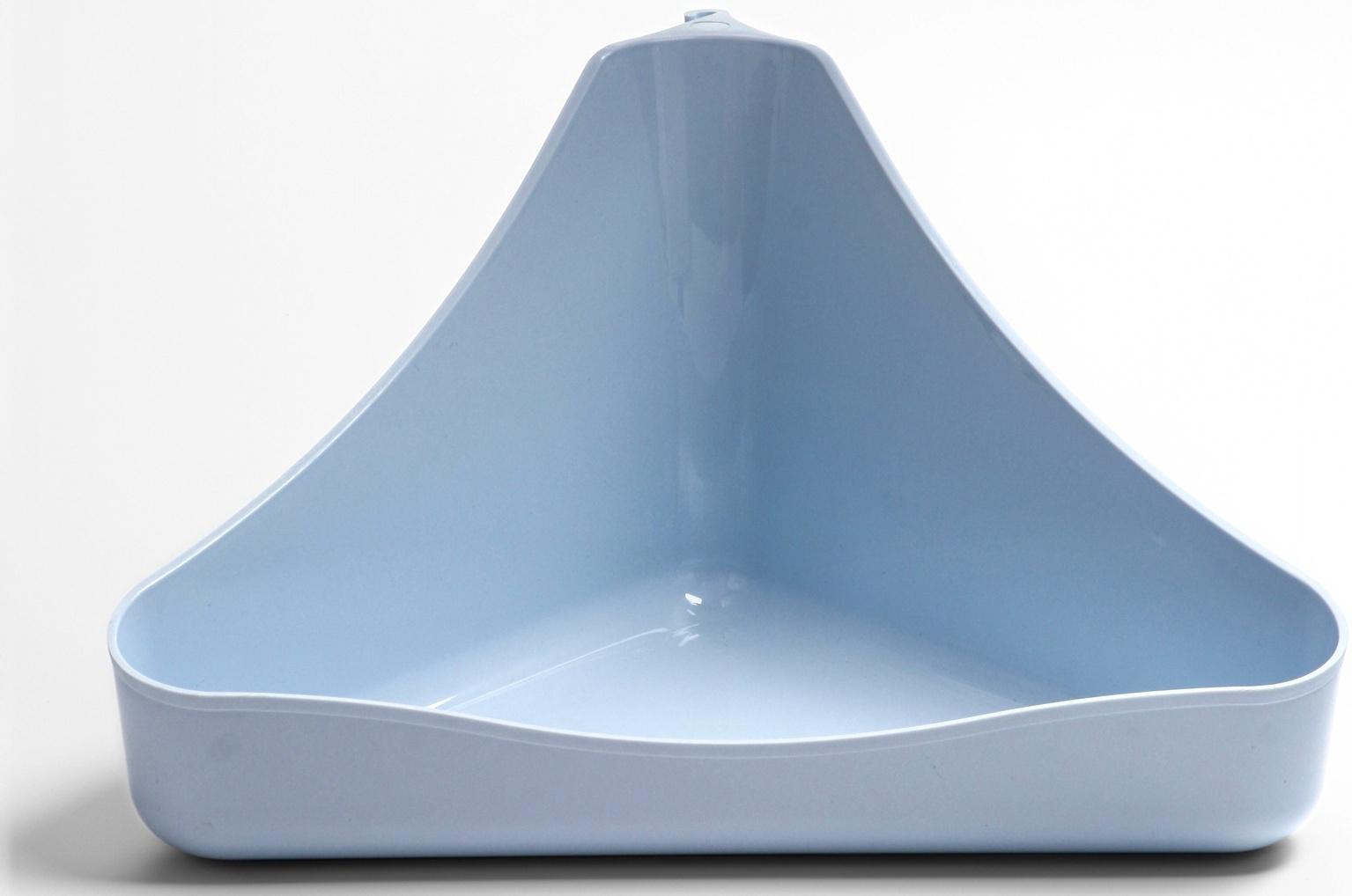 Туалет угловой для грызунов 33×19×18 см, микс цветов