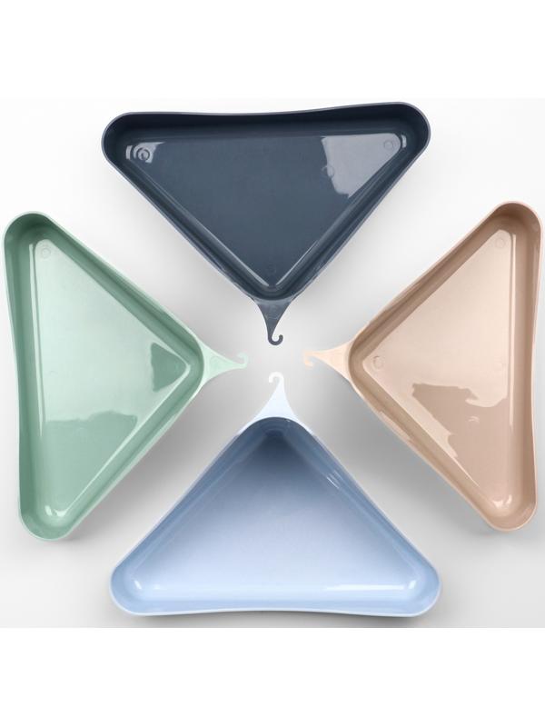 Туалет угловой для грызунов 33×19×18 см, микс цветов