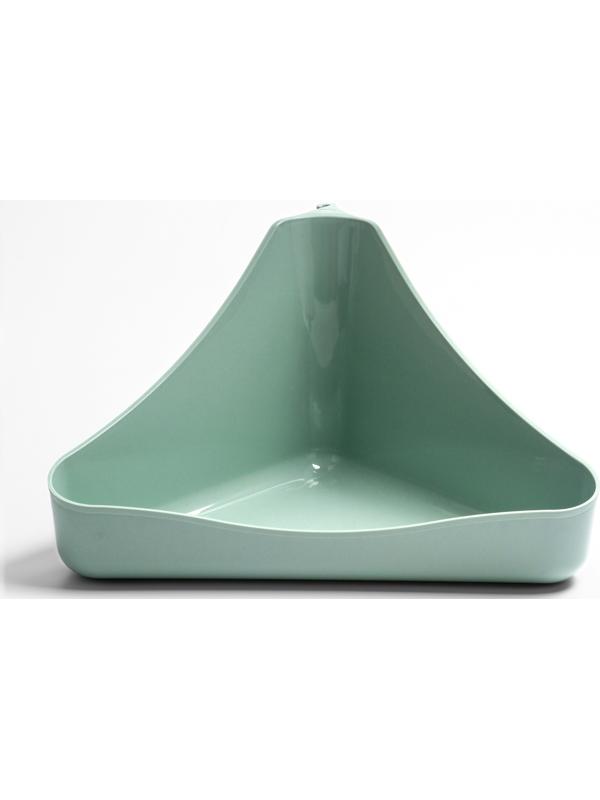 Туалет угловой для грызунов 33×19×18 см, микс цветов