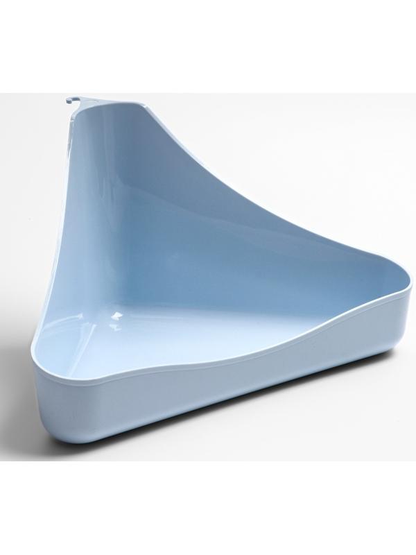 Туалет угловой для грызунов 33×19×18 см, микс цветов