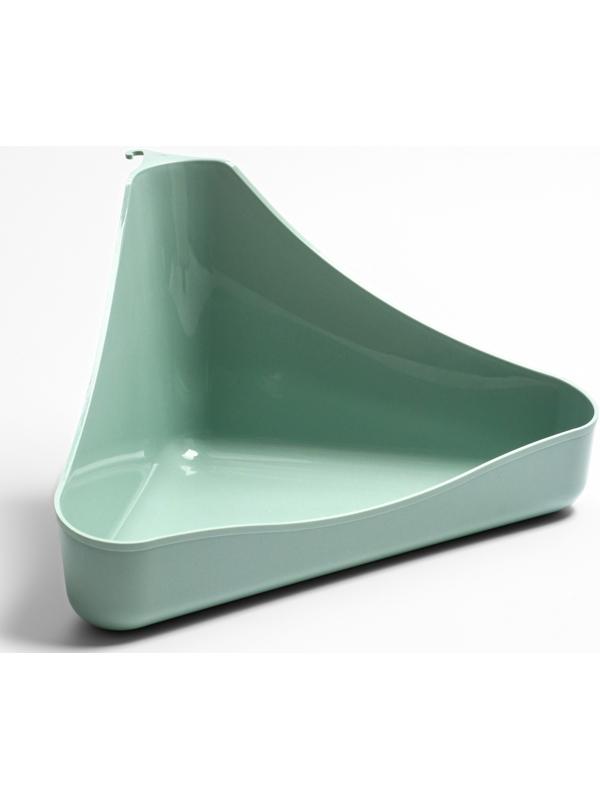 Туалет угловой для грызунов 33×19×18 см, микс цветов