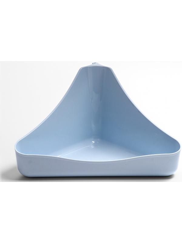 Туалет угловой для грызунов 33×19×18 см, микс цветов