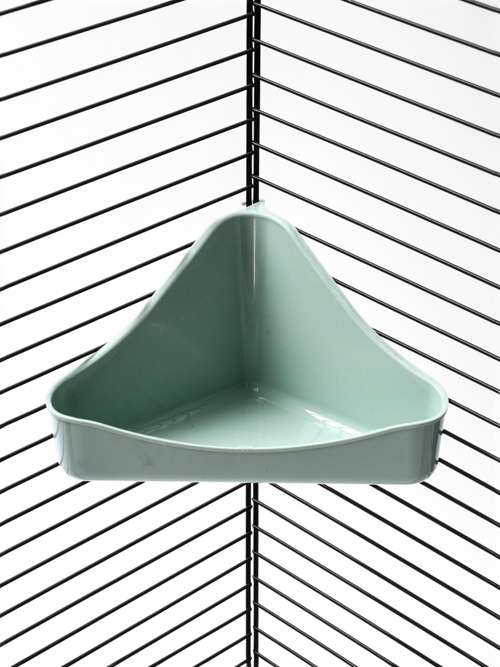 Туалет угловой для грызунов 16×9×8.5 см, микс цветов