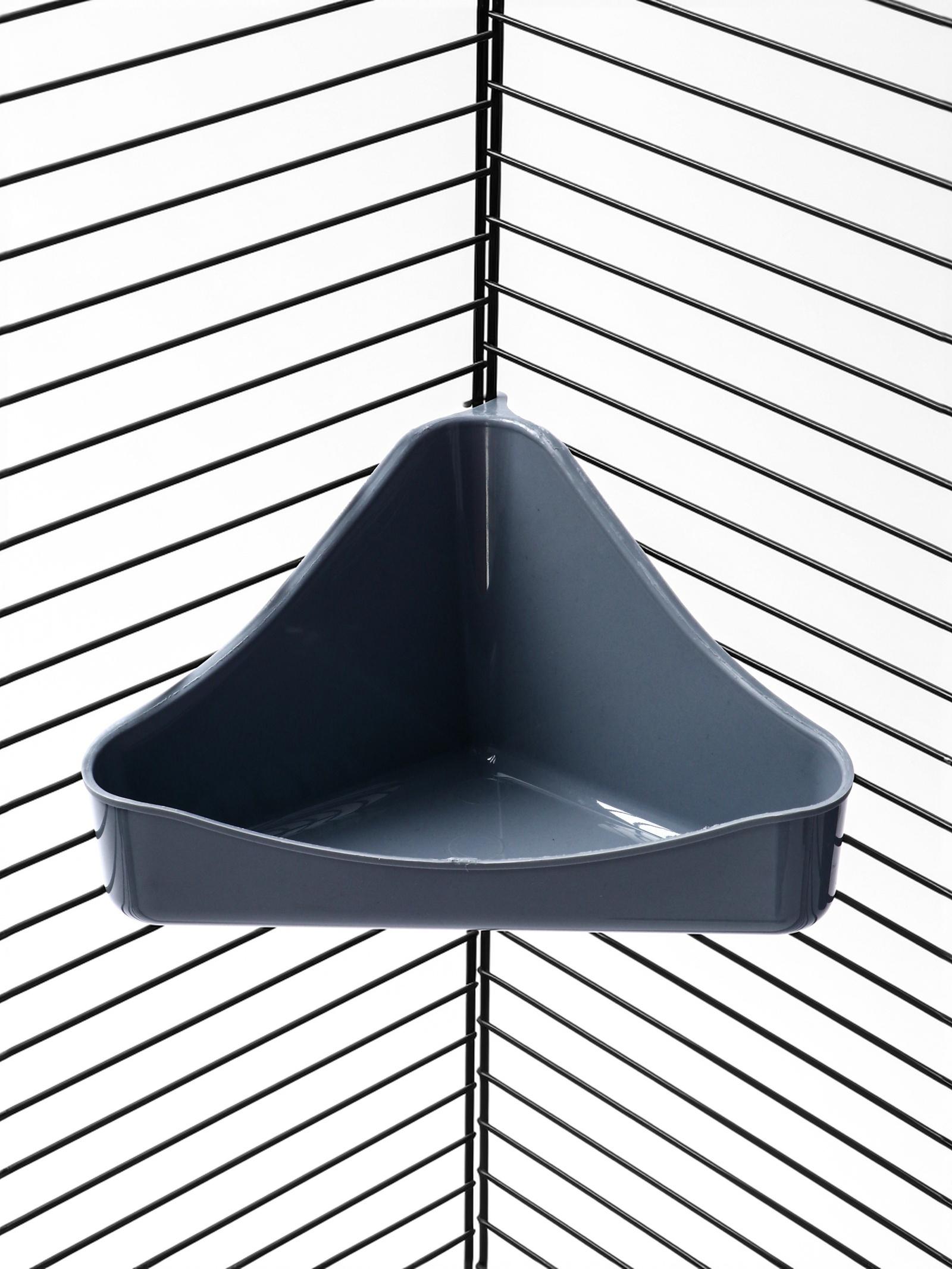 Туалет угловой для грызунов 16×9×8.5 см, микс цветов