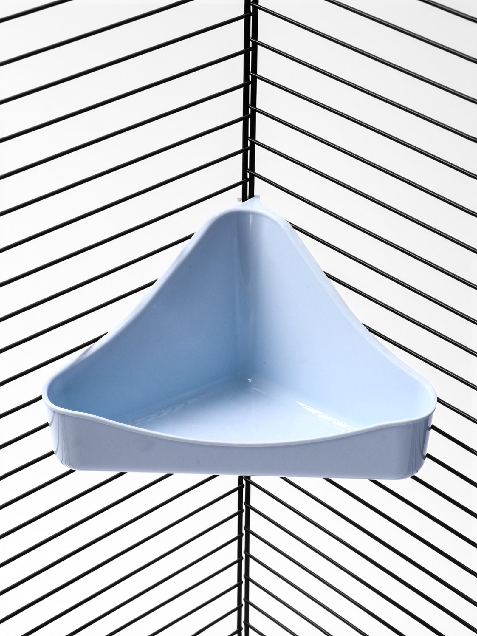 Туалет угловой для грызунов 16×9×8.5 см, микс цветов